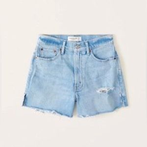 Abercrombie Women's
High Rise 4 Inch Mom Shorts